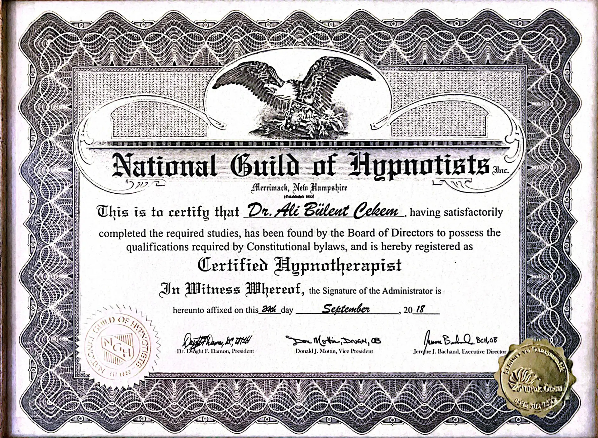 Certified Hypnotherapist